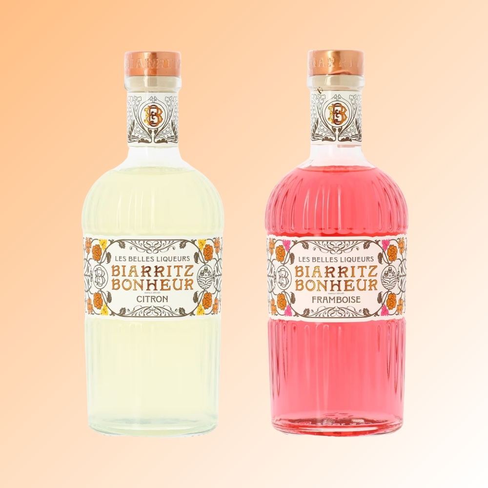 bouteilles Biarritz Bonheur Citron et Framboise